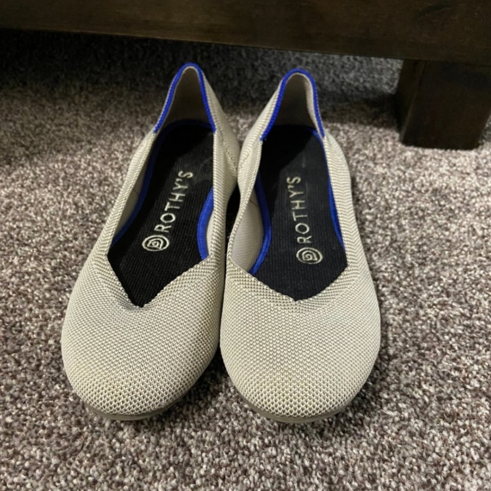 Rothys Flat Flax Birdseye Size 7